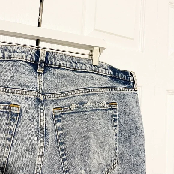 Abercrombie & Fitch The 90s Straight Leg Ultra High Rise Jeans Plus Size 36 22 - Picture 7 of 10
